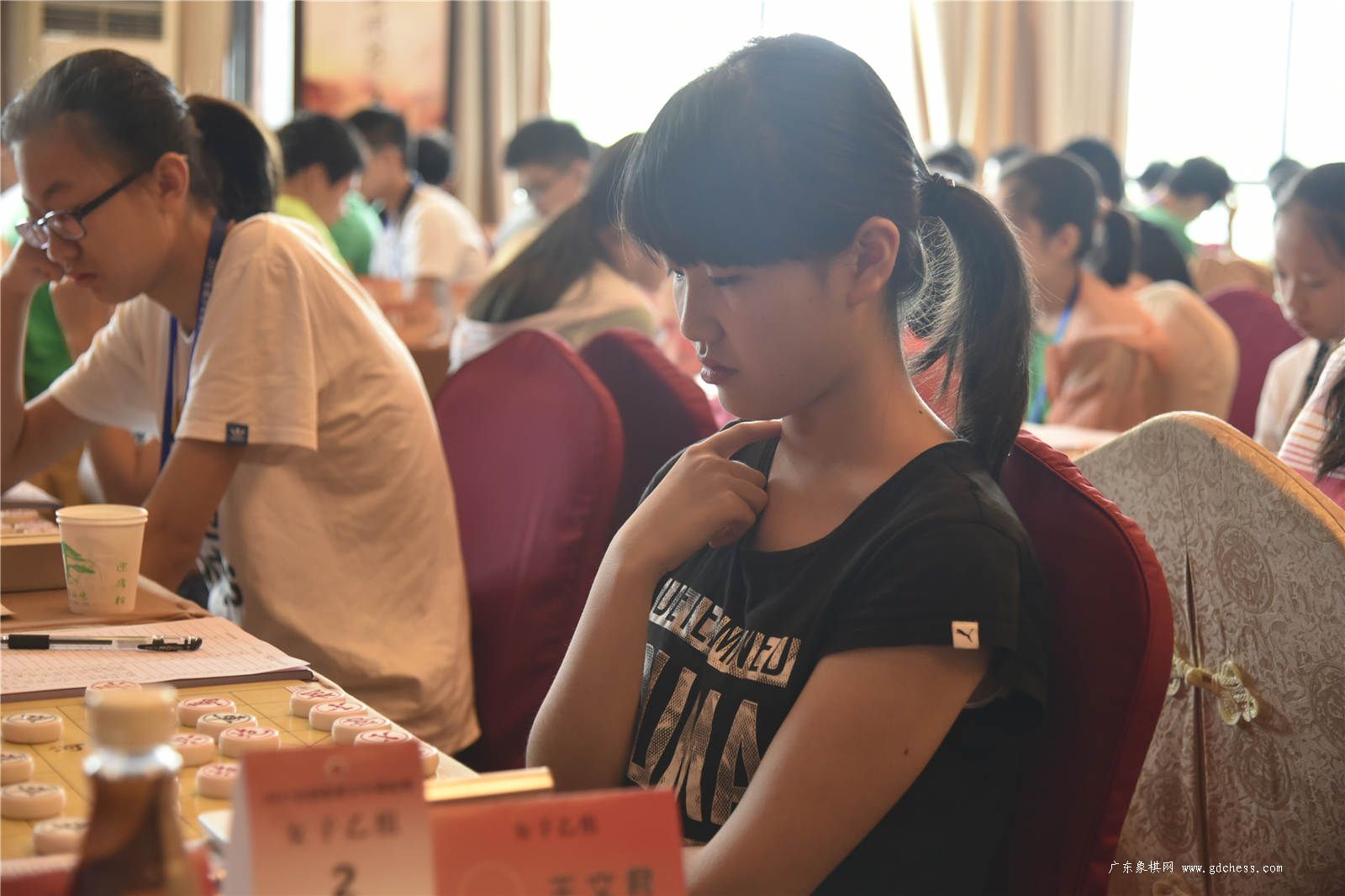 全国象棋少年锦标赛沈思凡王文君杭州棋类学校